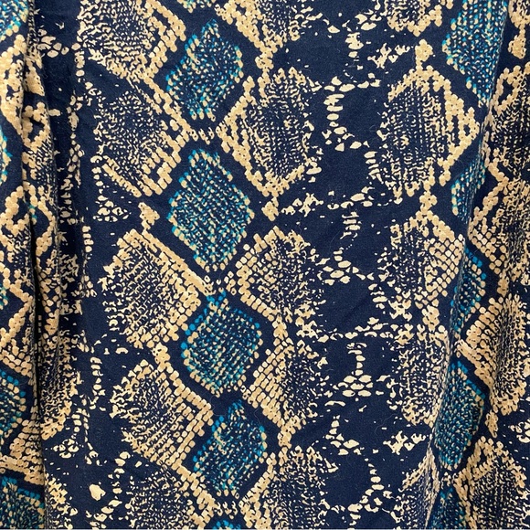 Guess off the shoulder dress snake print - Picture 4 of 6